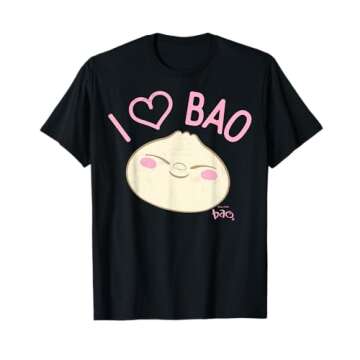 Disney Pixar Bao I Heart Bao Smiling Dumpling Vintage T-Shirt