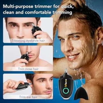 Winsea Ear and Nose Hair Trimmer for Men and Women – Travel Trimmer, High-Precision Nose Shaver, U...