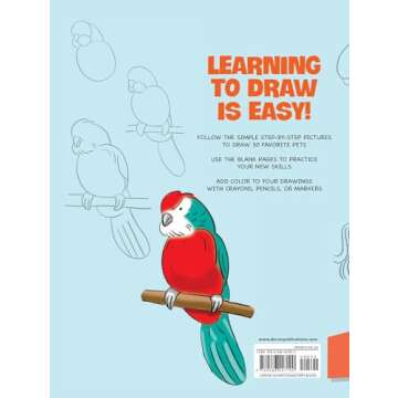 How to Draw Pets: Easy Step-by-Step Drawings! (Dover How to Draw)