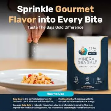 Baja Gold Mineral Sea Salt - Organic Low Sodium Sea Salt