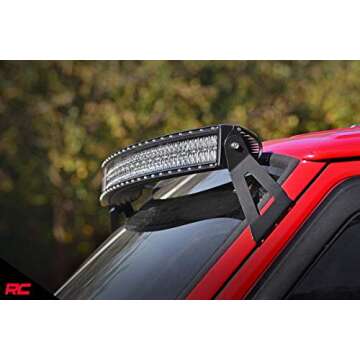 Rough Country 50" LED Windshield Brackets for Jeep Cherokee