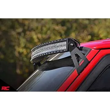 Rough Country 50" LED Windshield Brackets for Jeep Cherokee