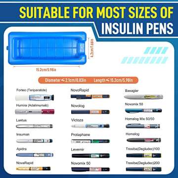 Insulin Cooler Travel Case for Diabetics with Ice Pack