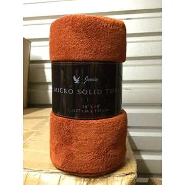 Goldenlinens Ultra Soft Cozy Plush Fleece Warm Solid Colors Traveling Throw Blanket 50" X 60" (127 c...