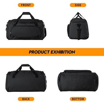 Large 55L Sports Duffle Bag - Ideal for Gym & Travel