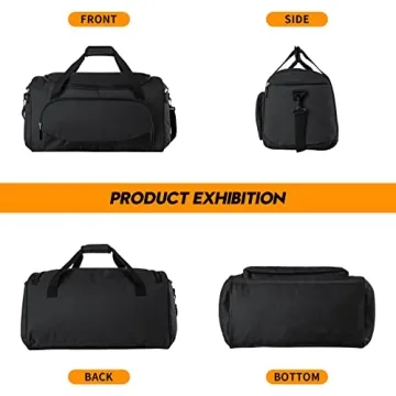 Large 55L Sports Duffle Bag - Ideal for Gym & Travel