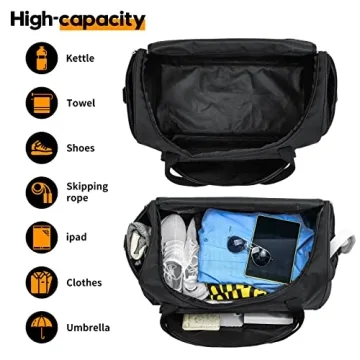 Large 55L Sports Duffle Bag - Ideal for Gym & Travel