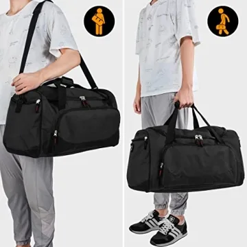 Large 55L Sports Duffle Bag - Ideal for Gym & Travel