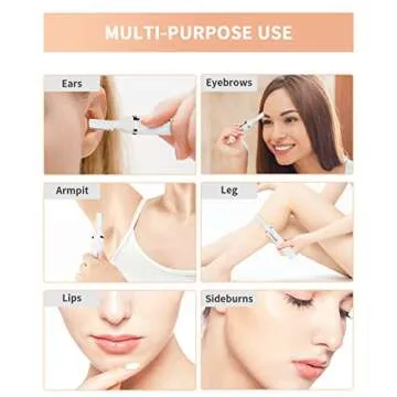 Dapsang Eyebrow Trimmer - Painless Electric Razor for All