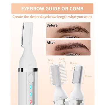 Dapsang Eyebrow Trimmer - Painless Electric Razor for All