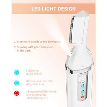 Dapsang Eyebrow Trimmer - Painless Electric Razor for All