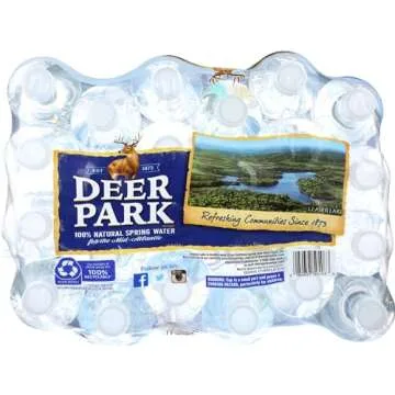 Deer Park Bottled Spring Water, 16.9 Ounce (24 Bottles)