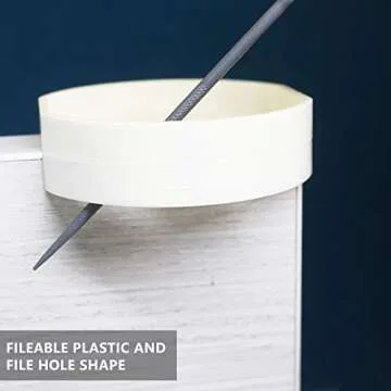 SDAE 10PCS Needle File Set High Carbon Steel File Set with Plastic Non-Slip Handle, Hand Metal Tools for Wood, Plastic, Model, Jewelry, Musical Instrument and DIY (6 Inch Total Length)