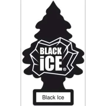 Little Trees Air Freshener Black Ice | 3-Pack - Classic Scent