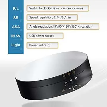 Hicarer 360 Degree Motorized Display Stand for Photography