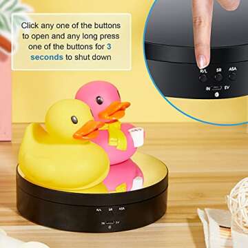 Hicarer 360 Degree Motorized Display Stand for Photography