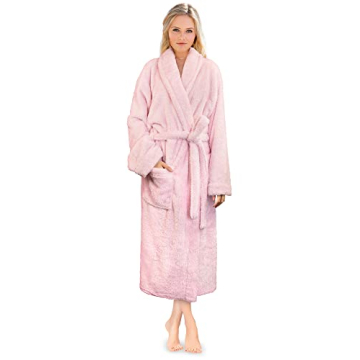 Plush Warm Fleece Robe for Women – PAVILIA