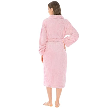 Plush Warm Fleece Robe for Women – PAVILIA