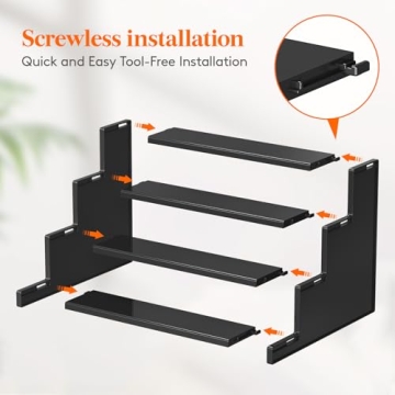 Lifewit 12 Inch Dark Cologne Stand - Perfume Organizer