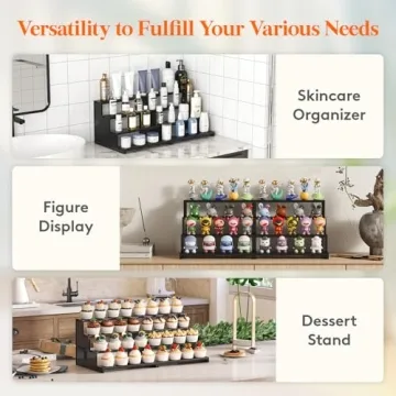 Lifewit 12 Inch Dark Cologne Stand - Perfume Organizer