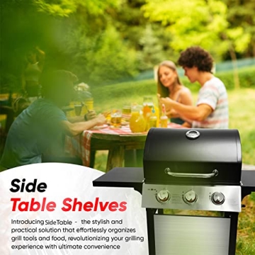 GasOne 3-Burner Stainless Steel Gas BBQ Grill