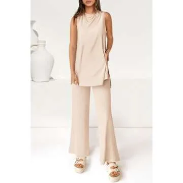 PRETTYGARDEN Women's 2 Piece Lounge Set - Trendy Summer Outfit for Ultimate Comfort