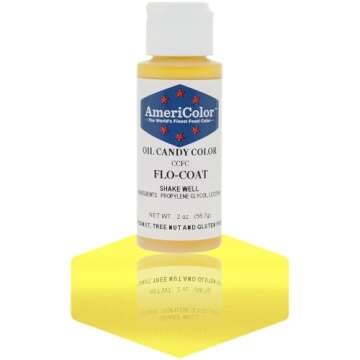 Americolor Flo Coat Food Color, 2oz.(56.7g), Clear