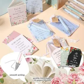 Qeeenar 200 Piece Bible Verse Gift Set for Inspiration