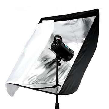 Neewer 28" x 28"/70cm x 70cm Speedlite, Studio Flash, Speedlight and Umbrella Softbox with Carrying Bag for Portrait or Product Photography