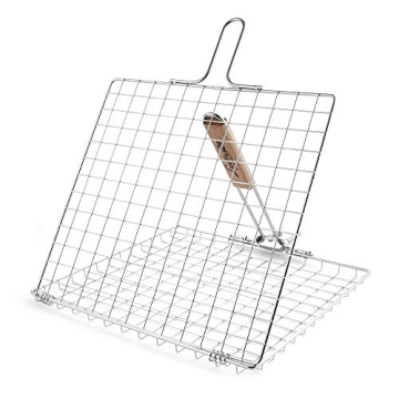 GrillPackz Portable Stainless-Steel BBQ Grill Basket