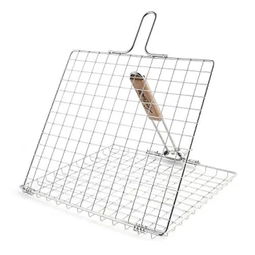 GrillPackz Portable Stainless-Steel BBQ Grill Basket