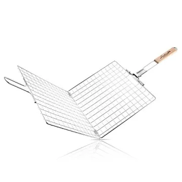 GrillPackz Portable Stainless-Steel BBQ Grill Basket