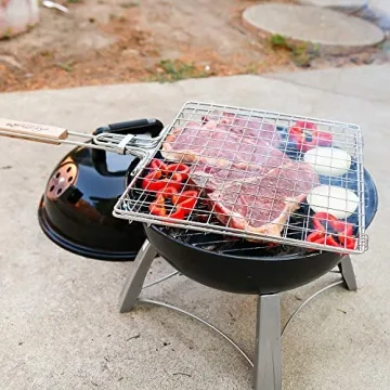 GrillPackz Portable Stainless-Steel BBQ Grill Basket