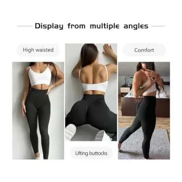 Hidden Scrunch Butt Lifting Leggings for Women