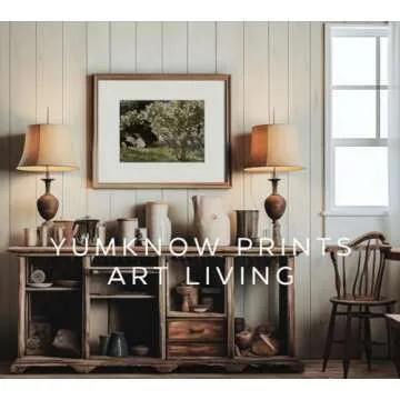 YUMKNOW Farmhouse Portrait Picture Living Room 11 x 14 Art Print - Rustic Vintage Decor for Bedroom - Lady Women Reading Oil Painting - Art Deco Wall Art for - Antique Poster - Gift for Book Lover