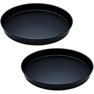 Amolliar 10 Inch Lazy Susan, Non-Skid Rotating Metal Turntable Organizer for Cabinet, Kitchen, Fridg...