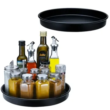 Amolliar 10 Inch Lazy Susan for Kitchen and Home Storage