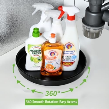 Amolliar 10 Inch Lazy Susan for Kitchen and Home Storage