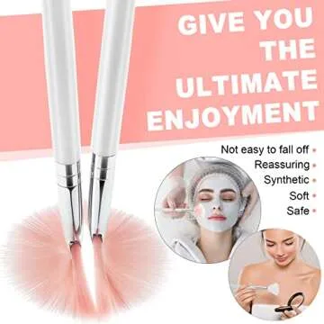 Patelai 14 Piece Fan Brushes for Makeup & Skincare