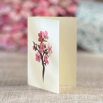 3D Cherry Blossom Popup Cards - Freshcut Paper