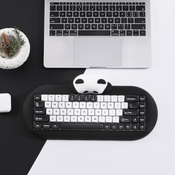 YUNZII C68 Panda Wireless Keyboard - Cute, Compact & High-Quality