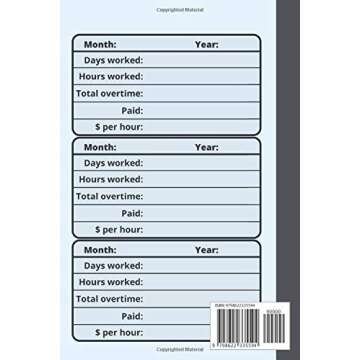 Work Hours Log Book - Your Essential Time Management Tool for 2 Years
