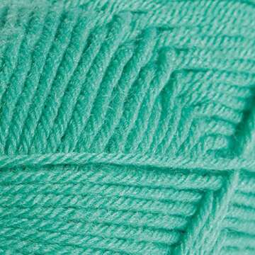 Knit Picks Wool of The Andes Worsted Weight 100% Wool Yarn Turquoise (1 Ball - Tranquil)