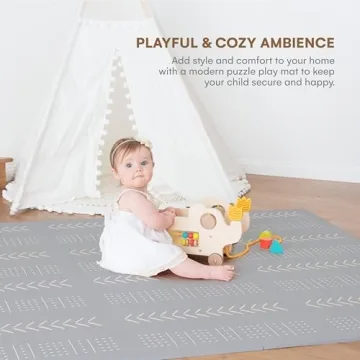 Childlike Behavior Baby Play Mat - Safe & Stylish Foam Design
