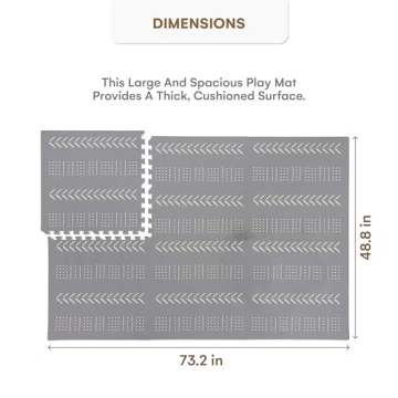 Childlike Behavior Baby Play Mat - Safe & Stylish Foam Design