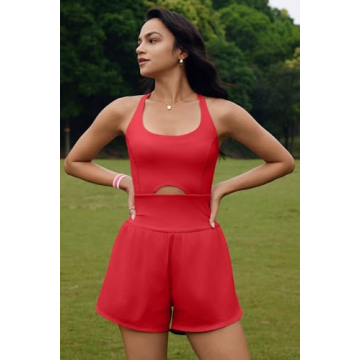 ReachMe Womens Athletic Onesie for Fitness and Style