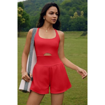 ReachMe Womens Athletic Onesie for Fitness and Style