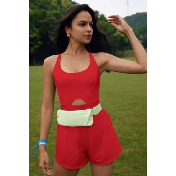 ReachMe Womens Athletic Onesie for Fitness and Style