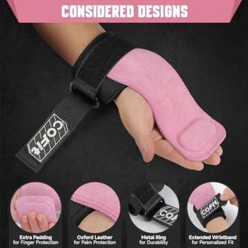 COFIT Weightlifting Wrist Straps for Optimal Hand Protection
