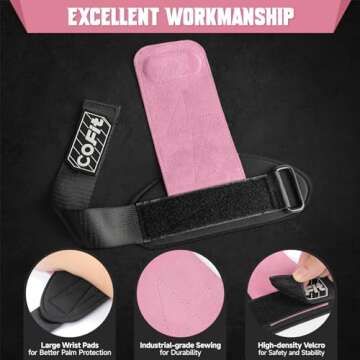 COFIT Weightlifting Wrist Straps for Optimal Hand Protection